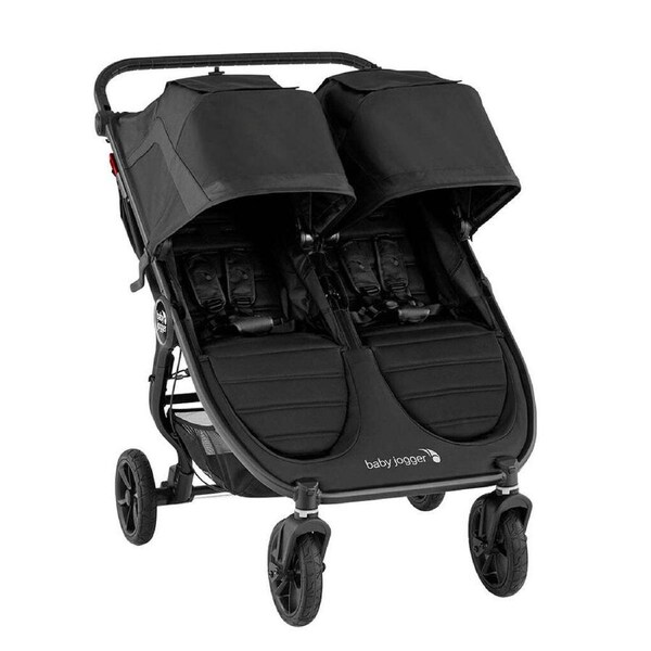 Baby Jogger City Mini/GT2 Double Baby/Infant Travel Stroller/Pram Jet Black