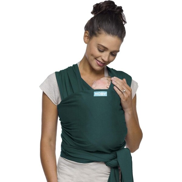 Moby Classic Wrap Baby/Newborn Cotton Fabric Body Travel Carrier Pacific