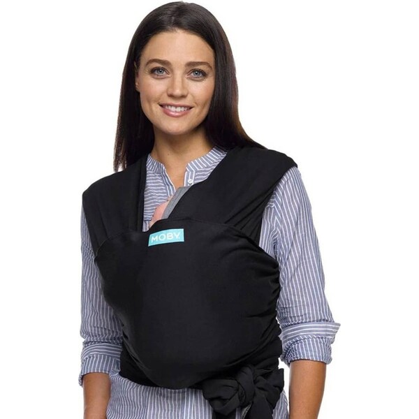 Moby Evolution Wrap Baby/Newborn Viscose Adjustable Body Carrier Charcoal