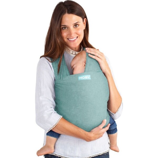 Moby Elements Wrap Baby/Infant Cotton Adjustable Travel Body Carrier Hydro