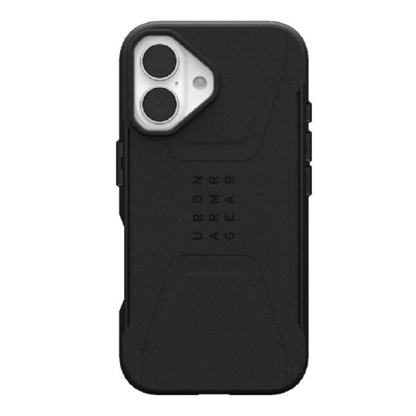 UAG Civilian MagSafe Apple iPhone 16 (6.1') Case - Black (114446114040), 20ft.