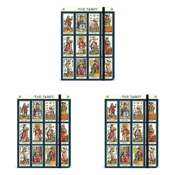 3x Cavallini Lrg Notebook/Journal Diary School/Office Writing Stationery Tarot