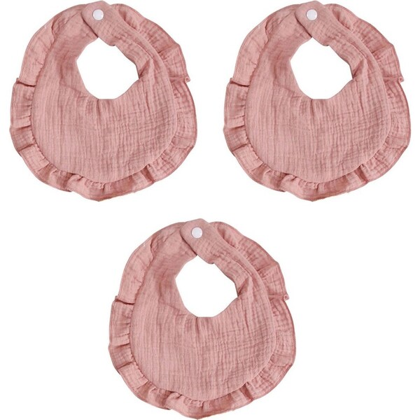3x LVD Cotton Infant/Baby/Toddler Drool/Feeding Bibs Sundance 35x21cm Assorted