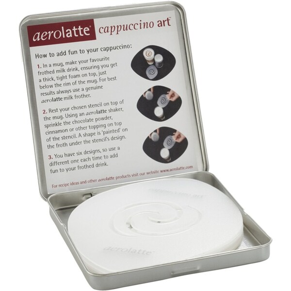 Aerolatte Cappuccino Art Coffee Stencil Home Kitchen Cooking Craft Kit