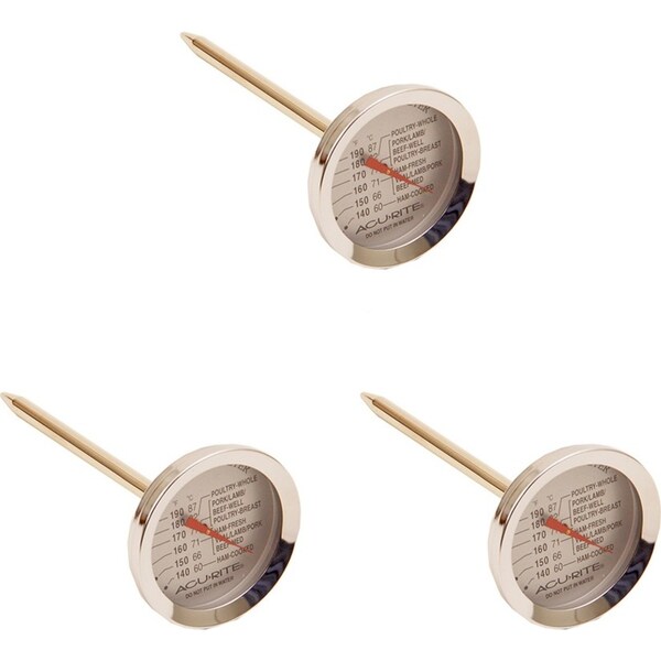 3x Acurite Dial Style Meat Thermometer Celsius Home Kitchen Cooking Utensil