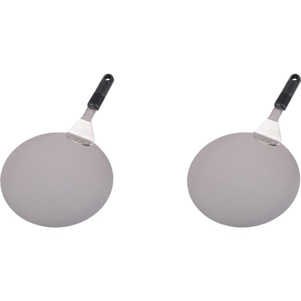 2x Al Dente Stainless Steel Pizza Lifter/Spatula 25cm Diameter Kitchen Cooking