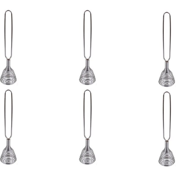6x Appetito Spring Whisk Beater/Whisking Home Kitchen Cooking Utensil Tool SLV