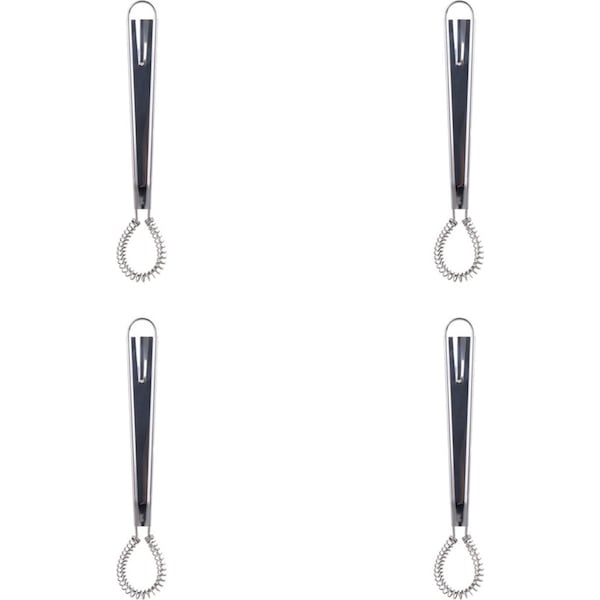 4x Appetito Stainless Steel Little Gem Sauce Whisk Home Kitchen Cooking Utensil