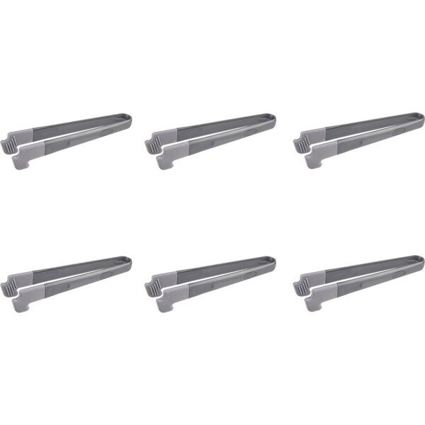 6x Appetito Toaster Tongs w/ Silicone Tip Charcoal Kitchen Cooking/Baking Tools