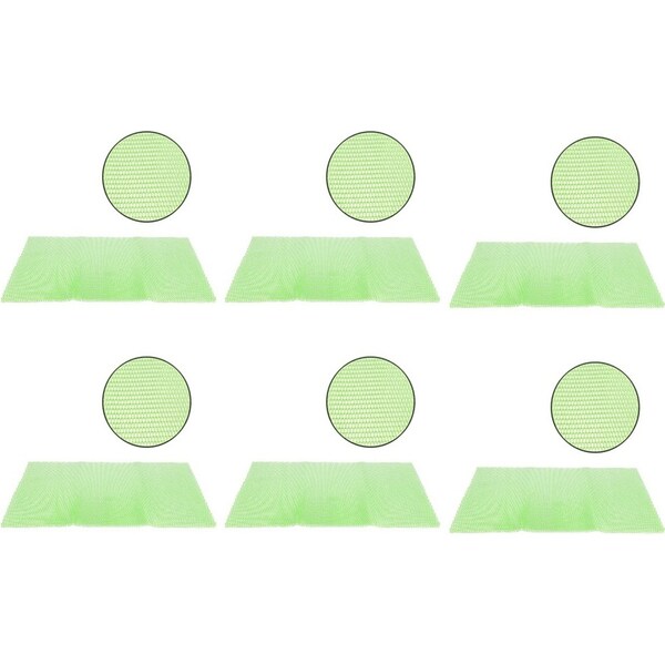 6x Appetito Keep Fresh Crisper Drawer Cushioned Mesh Mat Home Kitchen Cooking