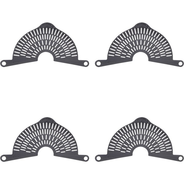 4x Appetito Pot Drainer/Strainer & Pourer Charcoal Home Kitchen Cooking Tool