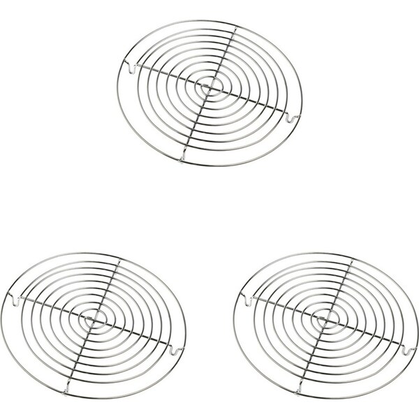 3x Appetito Pot Rack Round 18cm Dia. Home Kitchen Cooking/Serving Accessories