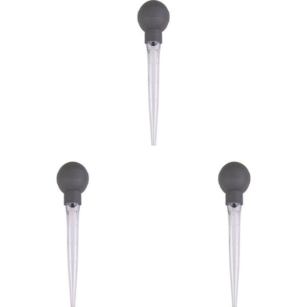 3x Appetito High-Temp Baster Grey Home Kitchen Cooking Food Preparation Tool