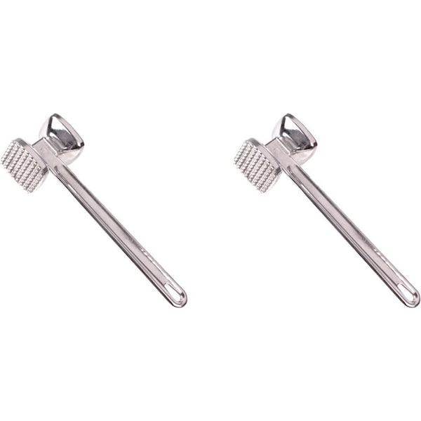 2x Appetito Aluminium Double-Sided Meat Tenderiser Kitchen Cooking Tool Large