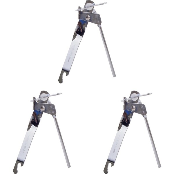 3x Appetito Butterfly Can Opener Home/Camping Tool Kitchen Cooking Essential
