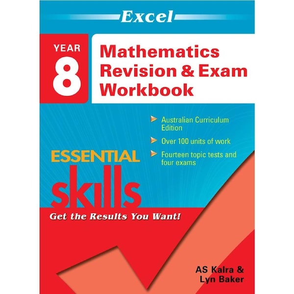 Excel Essential Skills: Mathematics Revision & Exam Workbook Year 8 NEW 2024 Edition