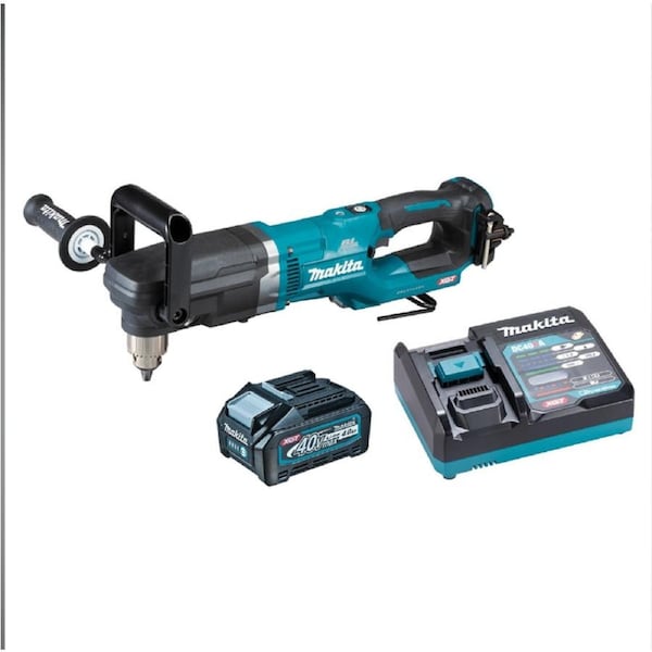 Makita DA001GM102 40V Max 4.0Ah Li-ion XGT Cordless Brushless Angle Drill Combo Kit