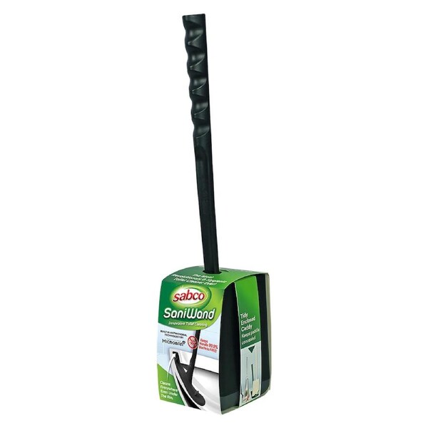 Sabco Black Saniwand Hygienic Toilet Brush with Caddy