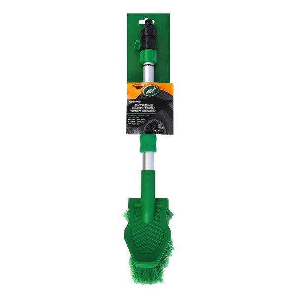 Extreme Flow Thru Wash Brush for cleaning car, 4WD, bike, boat, trailer tyres