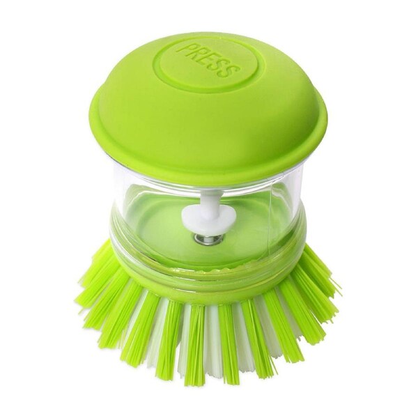 Sabco Palm Dish Brush with detergent button
