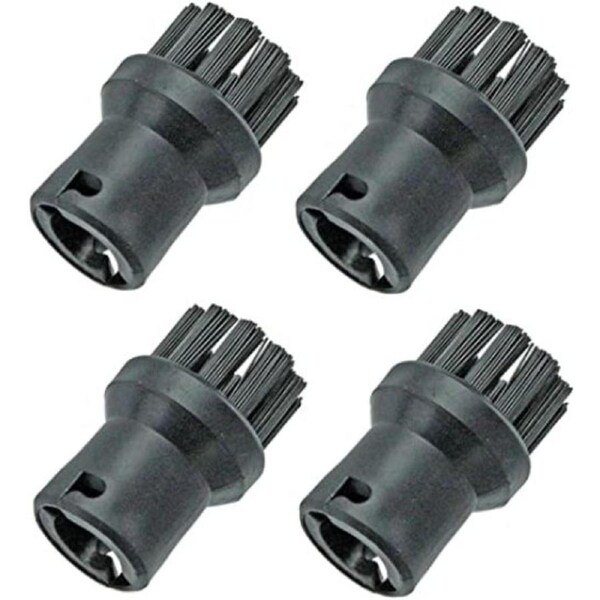 NYLON ROUND BRISTLE BRUSH SET (PK4) for karcher SC 5 STEAM CLEANER, 2.863-264.0