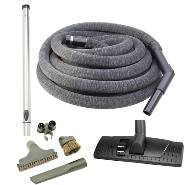 12m Ducted Vacuum Full Hose Kit with sock fitted