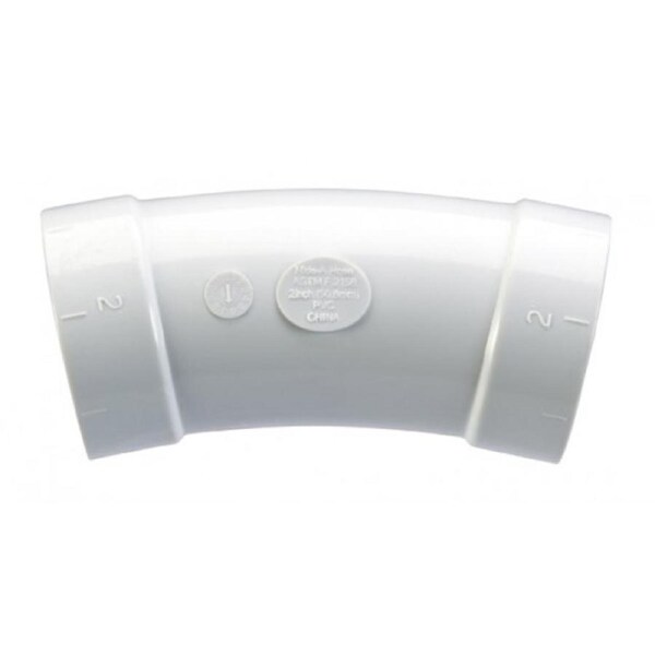 DUCTED VACUUM SYSTEM HIDE-A-HOSE, RETRACTABLE HOSE 22.50 DEGREE ELBOW