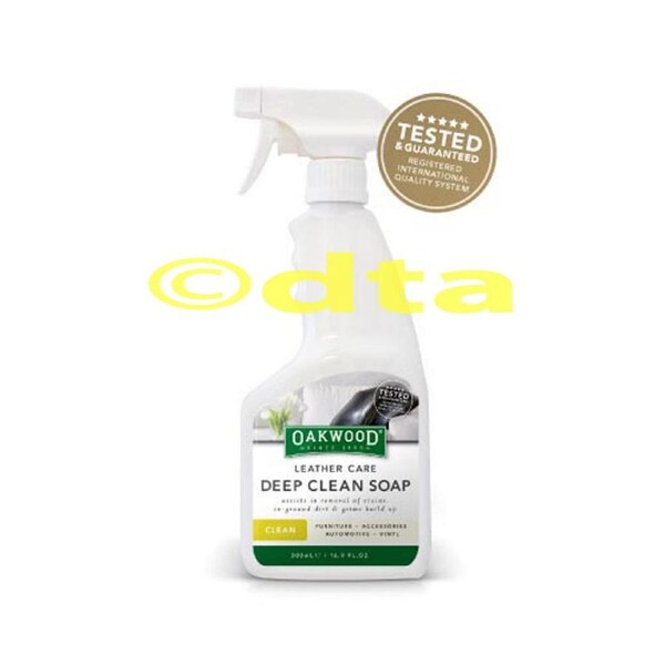LEATHER CARE DEEP CLEAN SOAP FOR LEATHER FURNITURE UPHOLSTERY & ACCESSORIES 250mL