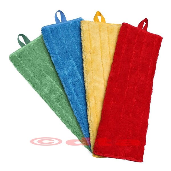 Spray Mop Floor Cloth (Green) Microfx Pad For Sabco-Oates-Rubbermaid 40Cm