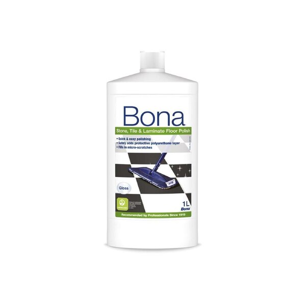 Bona Stone Tile & Laminate Polish 1L Ready To Use Maintenance Coating Refresher