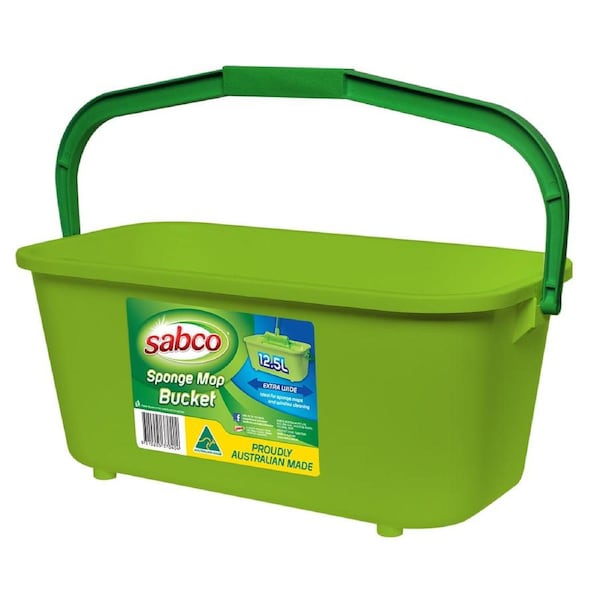 Sabco Extra Wide Sponge Mop Bucket 12.5L