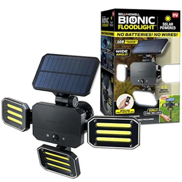 Bionic Floodlight Solar Powered Motion Activated Multi Directional Flood Light