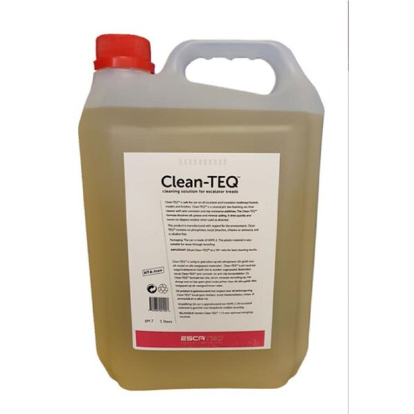 Escalator Cleaning Solution 5L bottle Clean-TEQ Concentrated