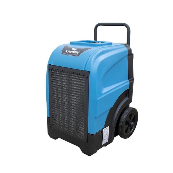 XPOWER XD-165L LGR DEHUMIDIFIER WITH WHEELS AND TELESCOPING HANDLE (XD-165L)
