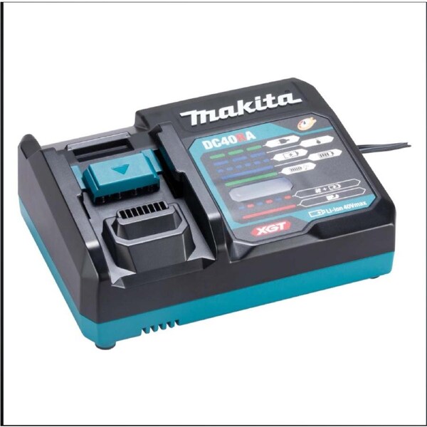 MAKITA 40V MAX XGT SINGLE PORT RAPID CHARGER DC40RA 191E09-4