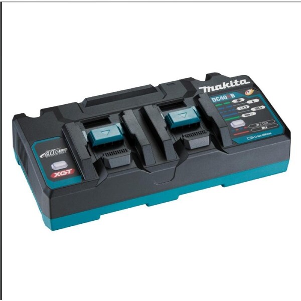 MAKITA 40V MAX XGT DUAL PORT RAPID CHARGER DC40RB 191N15-3