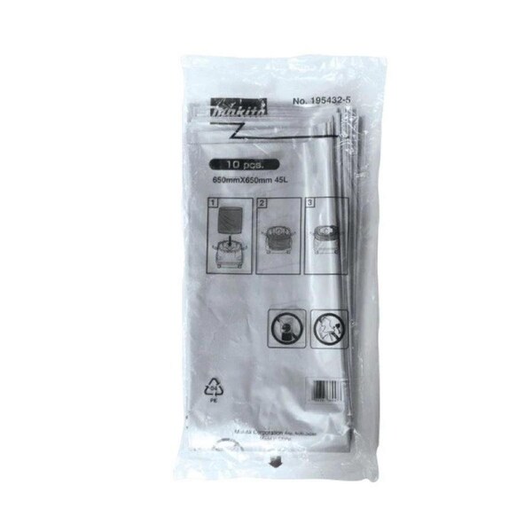 Makita Plastic Tub Liner (10Pk) to suit DVC155 / DVC150 / DVC860L (195432-5)