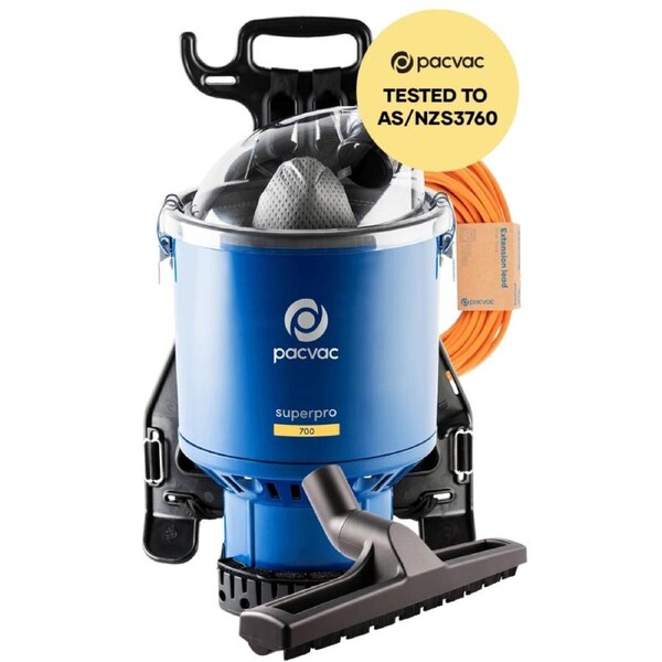 Pacvac Superpro 700 school edition Backpack Vacuum Cleaner