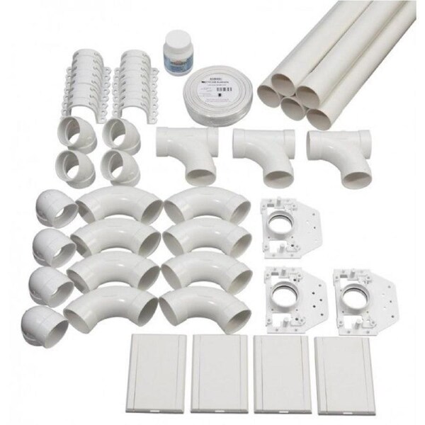 Ducted Vacuum 6 Point Installation Kit + Pipes