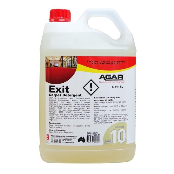 5L Carpet Cleaner & Upholstery Shampoo Solution- Suitable with Karcher, Bissell, Vax