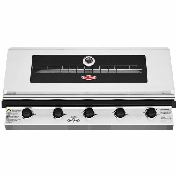 Beef Eater 1200 Series Stainless Steel 5 Burner Built In BBQ -BBG1250SB