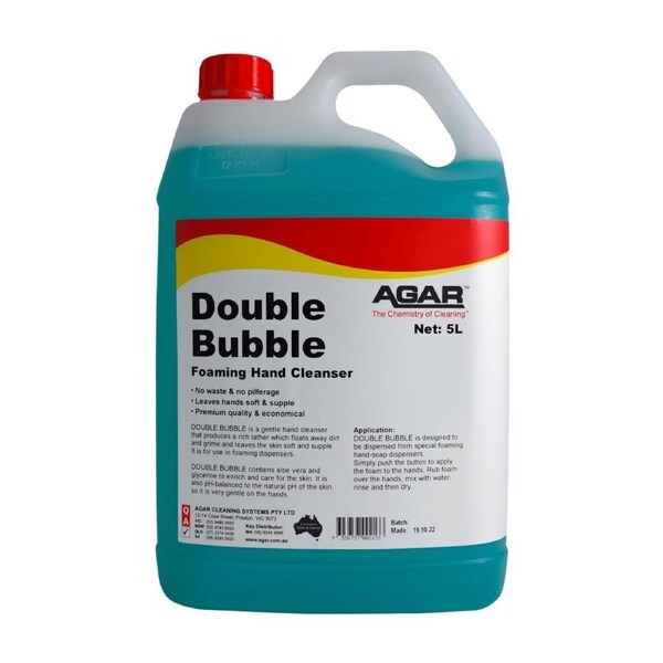 5L Agar Hand Soap Double Bubble Foaming