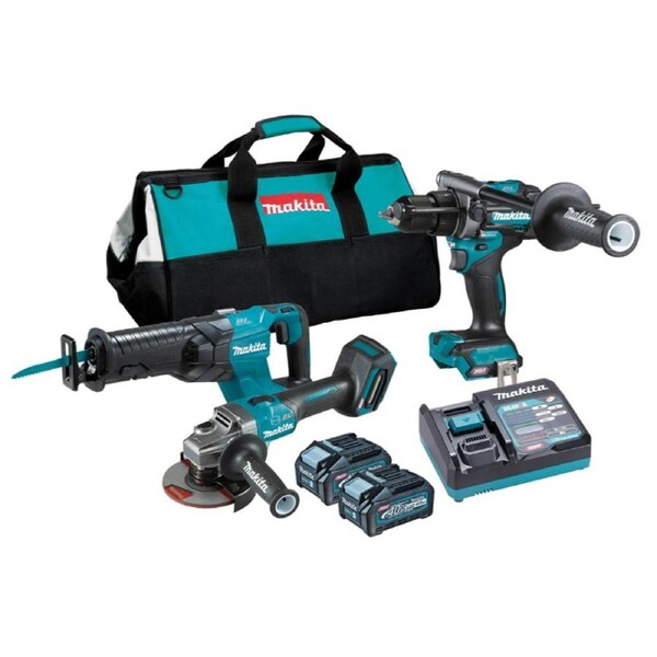 Makita DK0133G302 40V Max XGT Driver Drill 3-Piece Combo Kit
