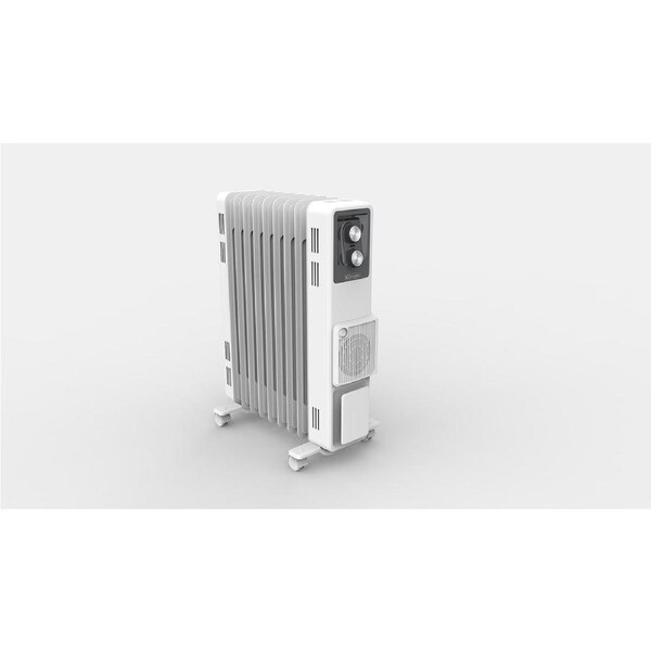 Dimplex 2.4kW Oil Column Heater with Turbo Fan - Arctic White