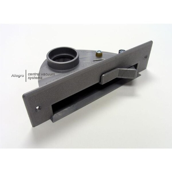 SILVER DUCTED CENTRAL VACUUM DUSTPAN VACPAN VACUSWEEP AUTHOMATIC INLET SILVER