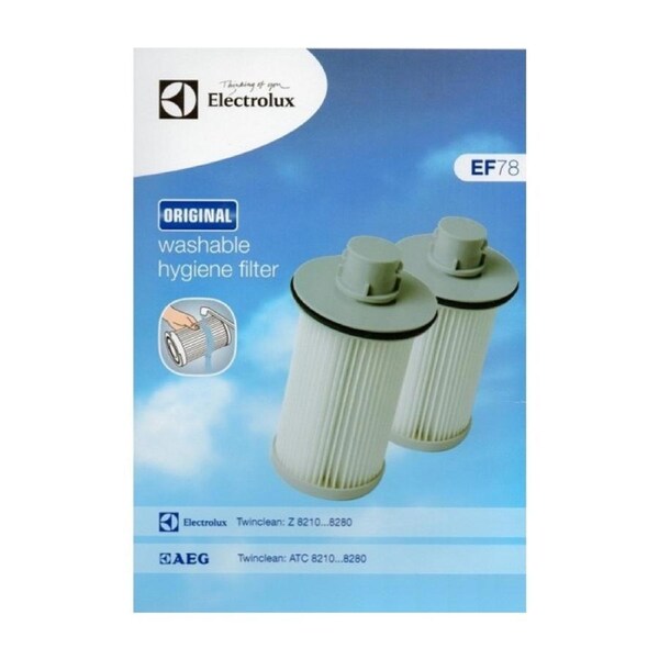 Electrolux Twinclean Z8210, Z8220, Z8230 Washable HEPA Vacuum Filters - EF78