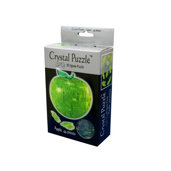 3D Green Apple Crystal Puzzle
