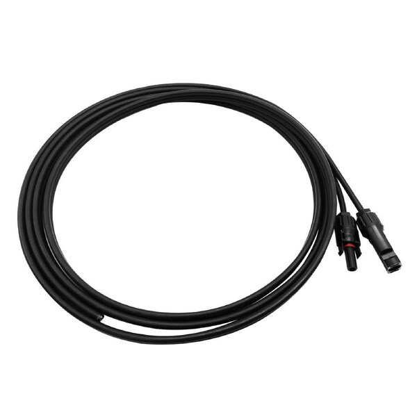 3m 10AWG UV Cable Solar Charging Cable to Non 2 Cores Solar Panel to Controller Good Electrical Conductivity and Stability