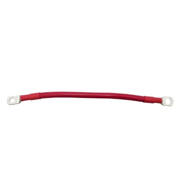 0.2m 4AWG Connector Cable Red with M8 Lug and M10 Lug Superior Corrosion Resistance Inverter Car RV Marine