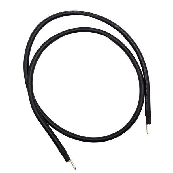 1.5m 2AWG Connector Cable Power Wire Black M8 Lug On Both Ends Superior Corrosion Resistance Inverter Car RV Marine